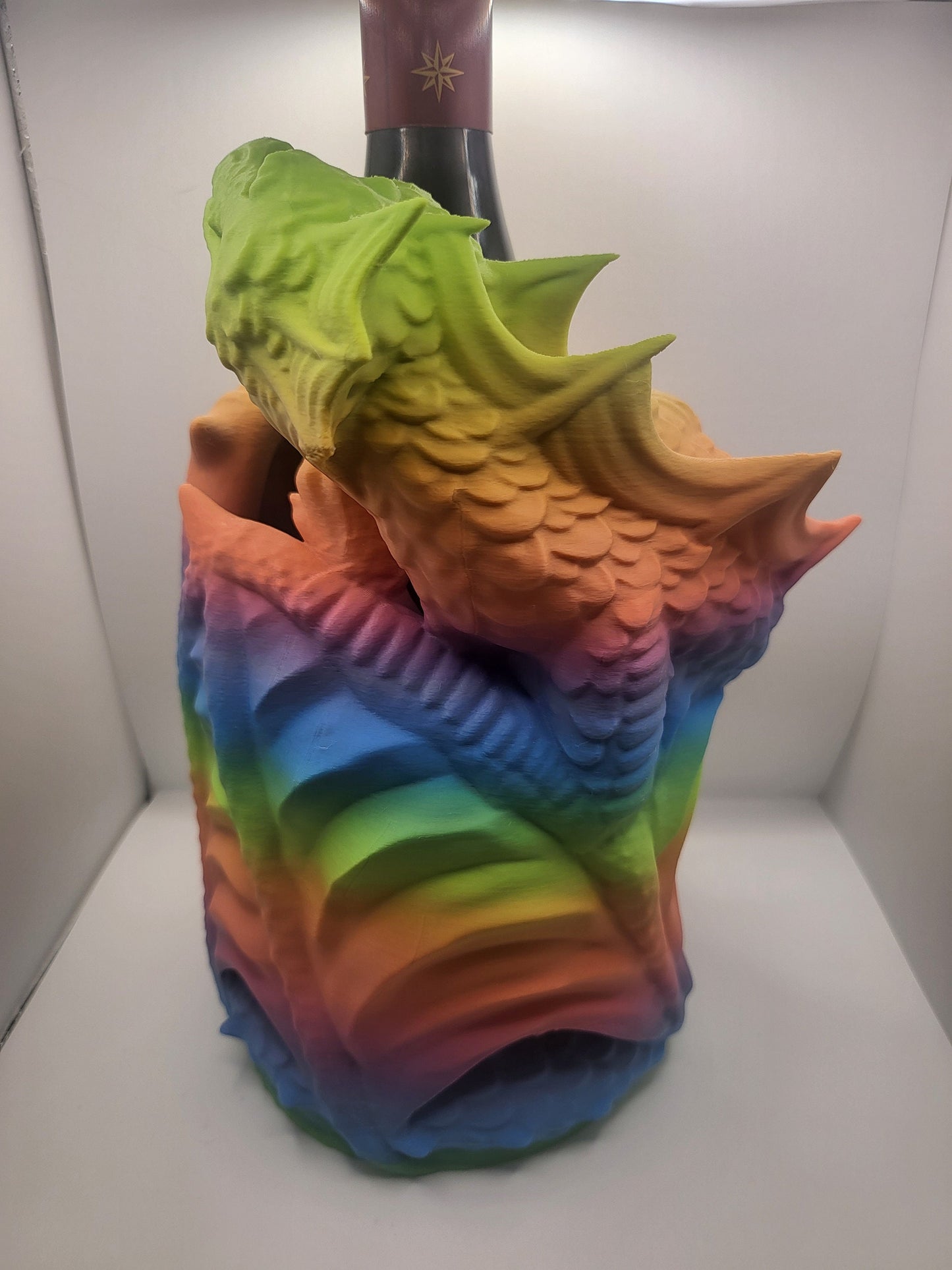 Dragon Wine Bottle Display (3D Print)
