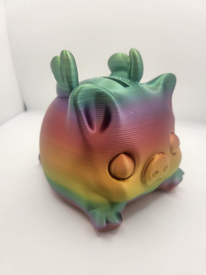 When Pigs Fly Piggy Bank 3D Print