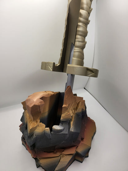 Sword in a Stone Switch Lite Dock 3D Print