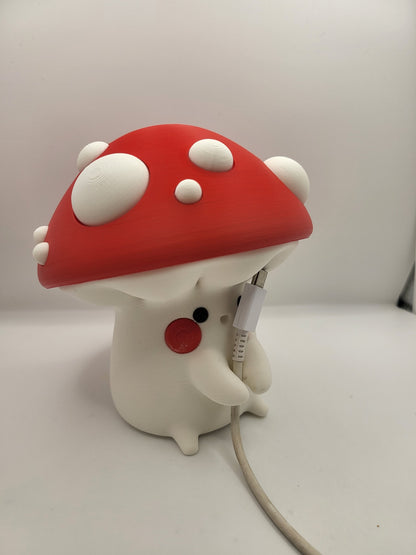Cute Mushroom Cord Holder and Small Item Storage (3D Print)