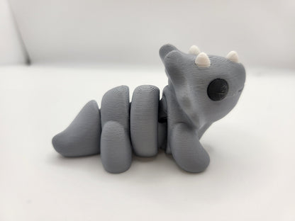 Baby Triceratops Dino Articulated 3D Print