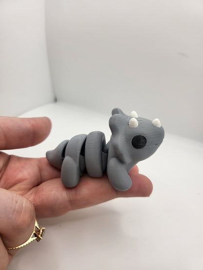 Baby Triceratops Dino Articulated 3D Print