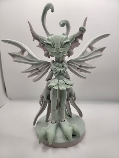 Creepy Fairy with Display Stand Articulated 3D Print
