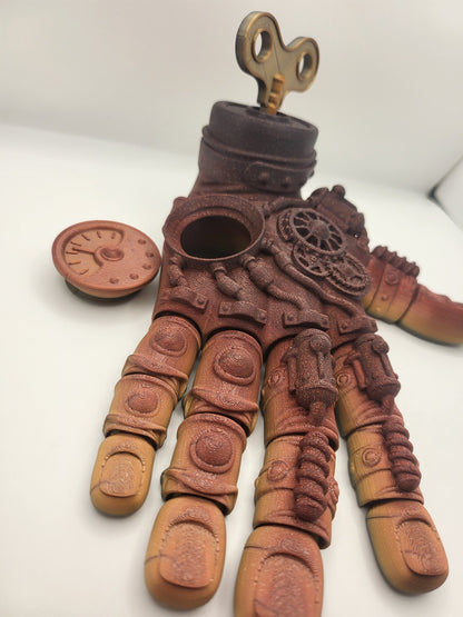 Steampunk Hand with Secret Compartment 3D Print