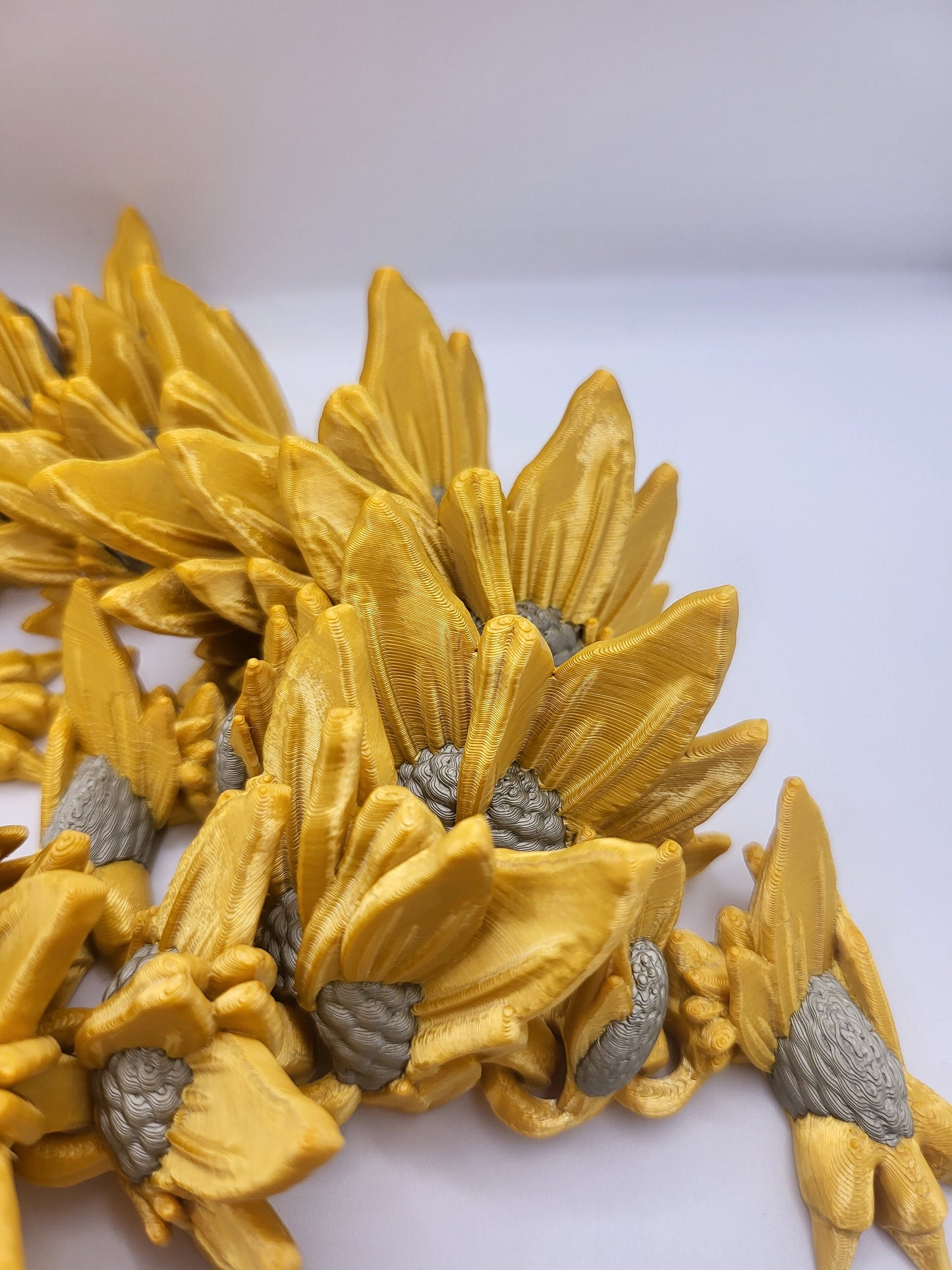 Dual Colored Sunflower Dragon 3D Print