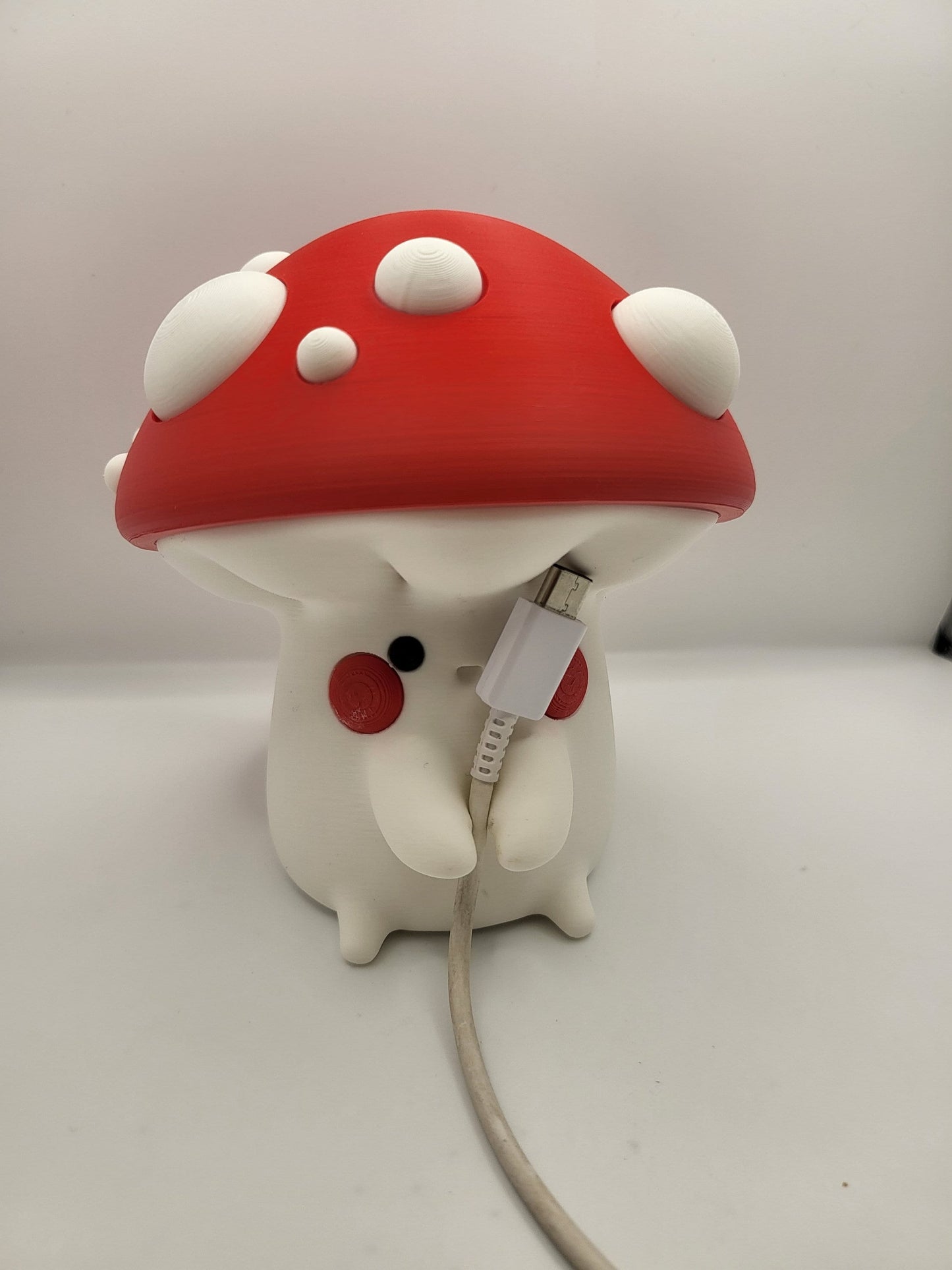 Cute Mushroom Cord Holder and Small Item Storage (3D Print)