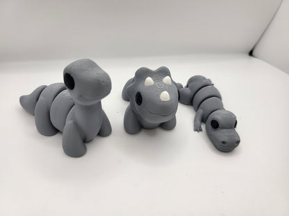 Baby Brontosaurus Dino Articulated 3D Print