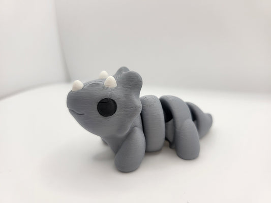 Baby Triceratops Dino Articulated 3D Print