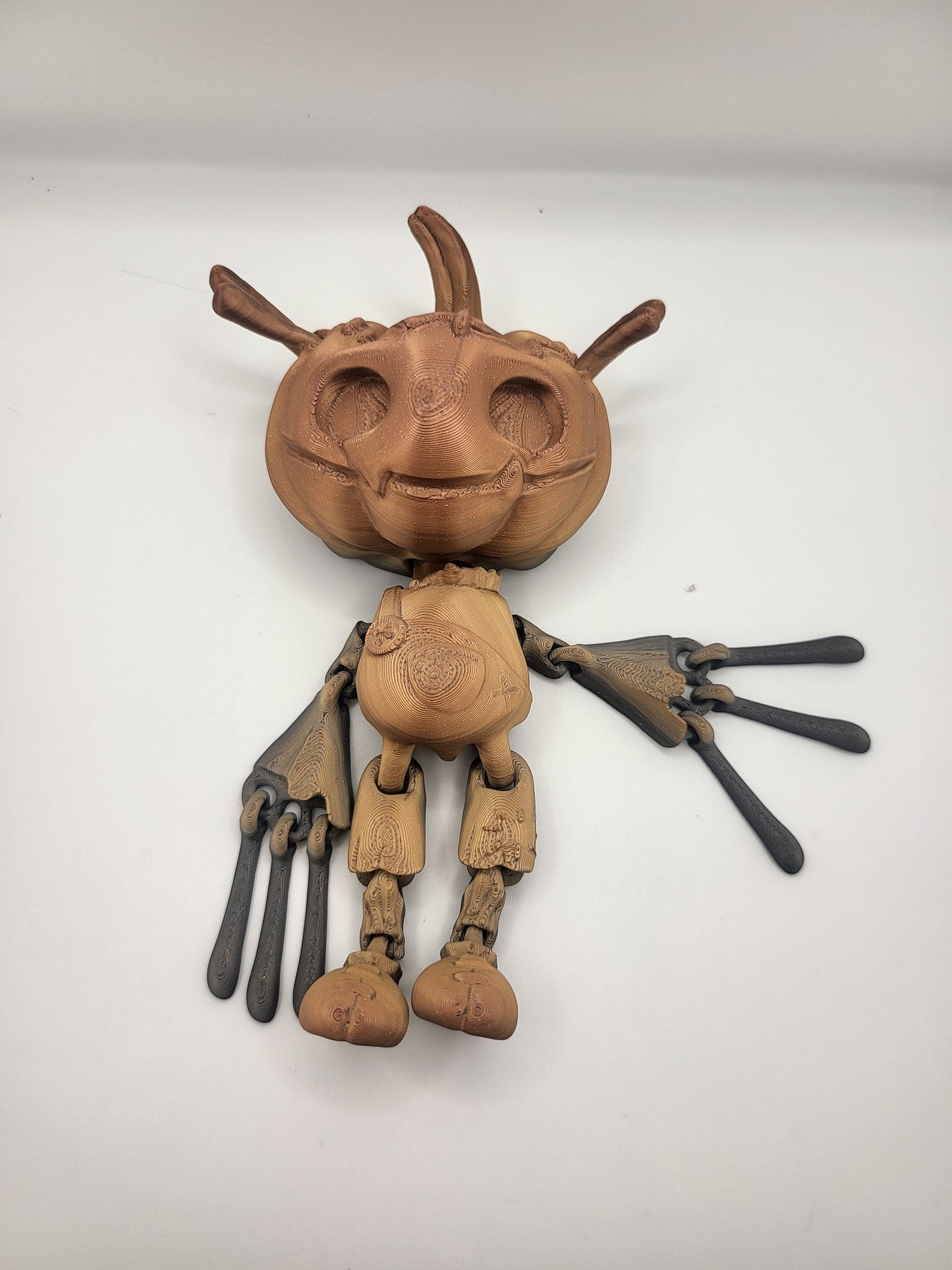 Pumpkin Boy Articulated 3D Print