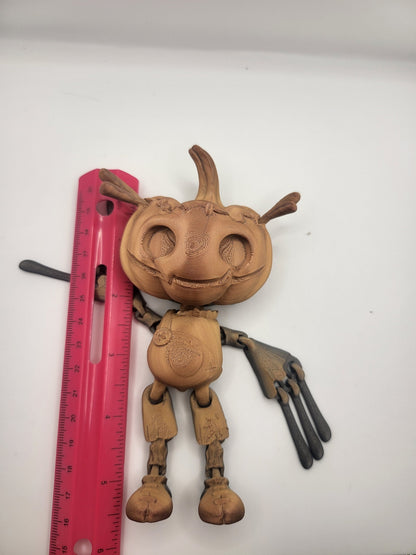 Pumpkin Boy Articulated 3D Print