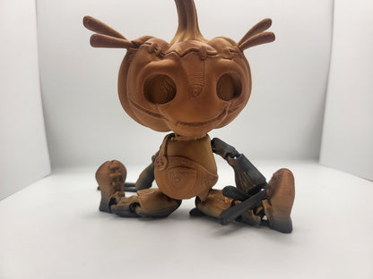Pumpkin Boy Articulated 3D Print