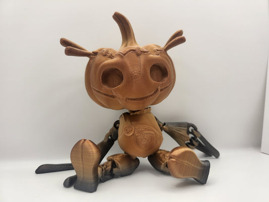 Pumpkin Boy Articulated 3D Print