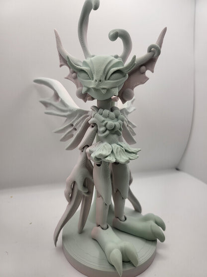 Creepy Fairy with Display Stand Articulated 3D Print