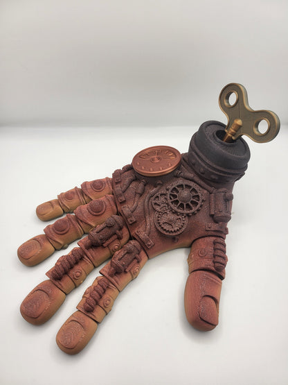 Steampunk Hand with Secret Compartment 3D Print