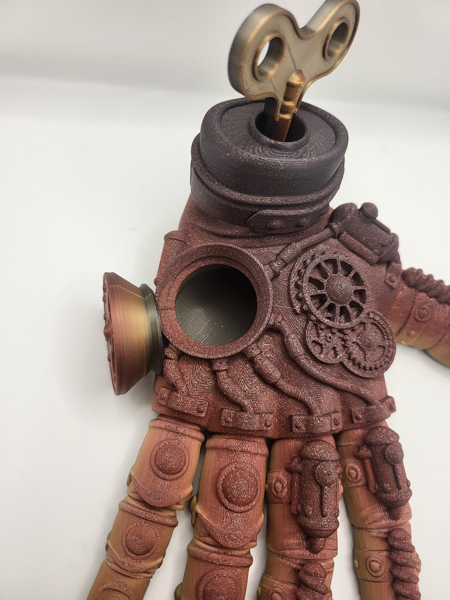 Steampunk Hand with Secret Compartment 3D Print