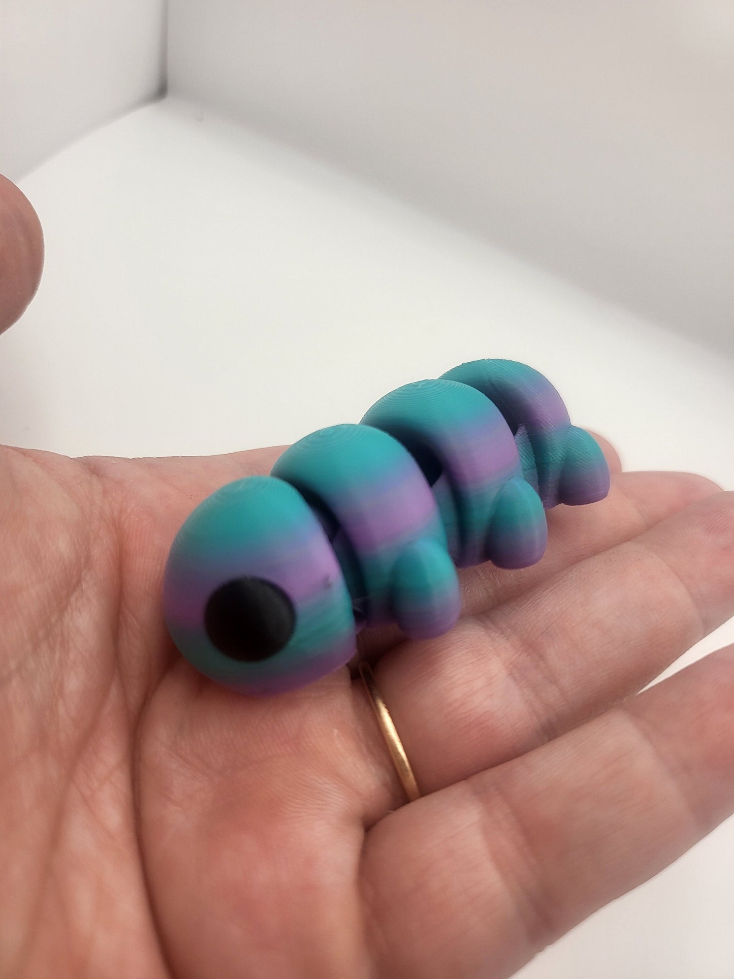 Baby Caterpillar Articulated 3D Print
