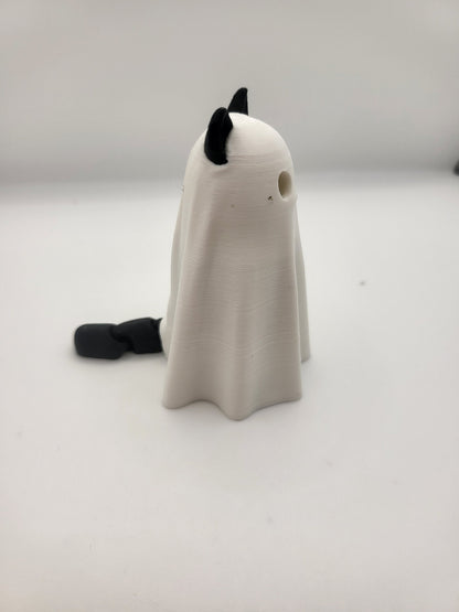 Ghost Cat with Hiding Feet 3D Print