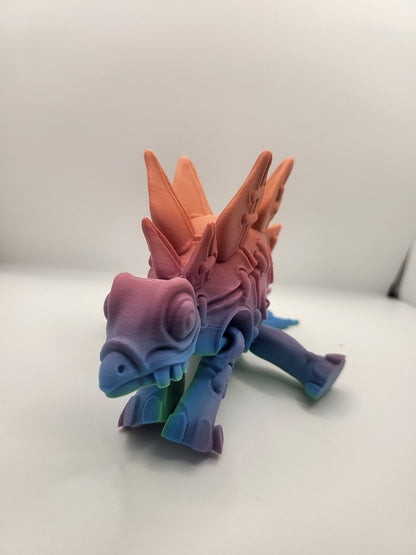 Stegosaurus "Stuffed" Patched Articulated 3D Print