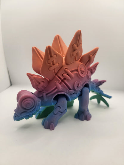 Stegosaurus "Stuffed" Patched Articulated 3D Print