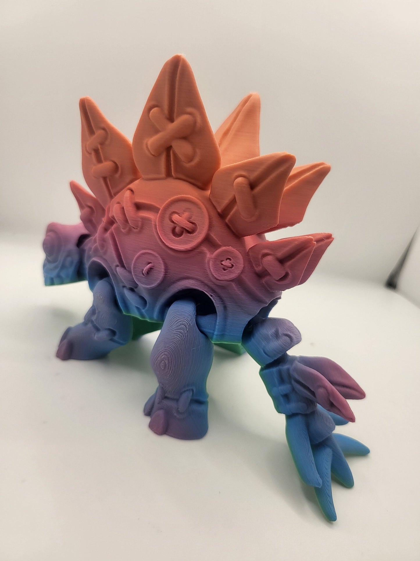 Stegosaurus "Stuffed" Patched Articulated 3D Print