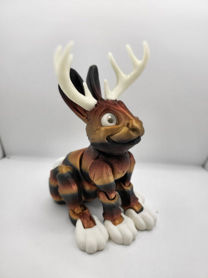 Flexible Jackalope 3D Print