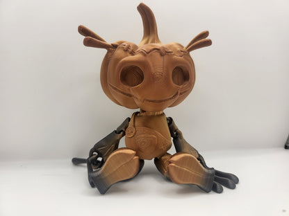 Pumpkin Boy Articulated 3D Print