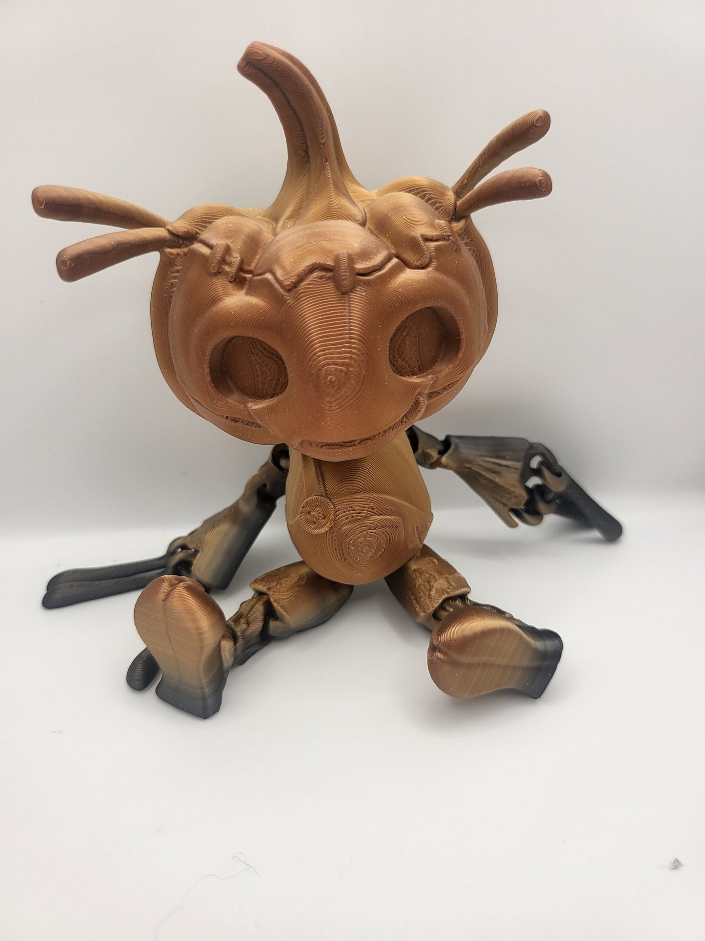 Pumpkin Boy Articulated 3D Print