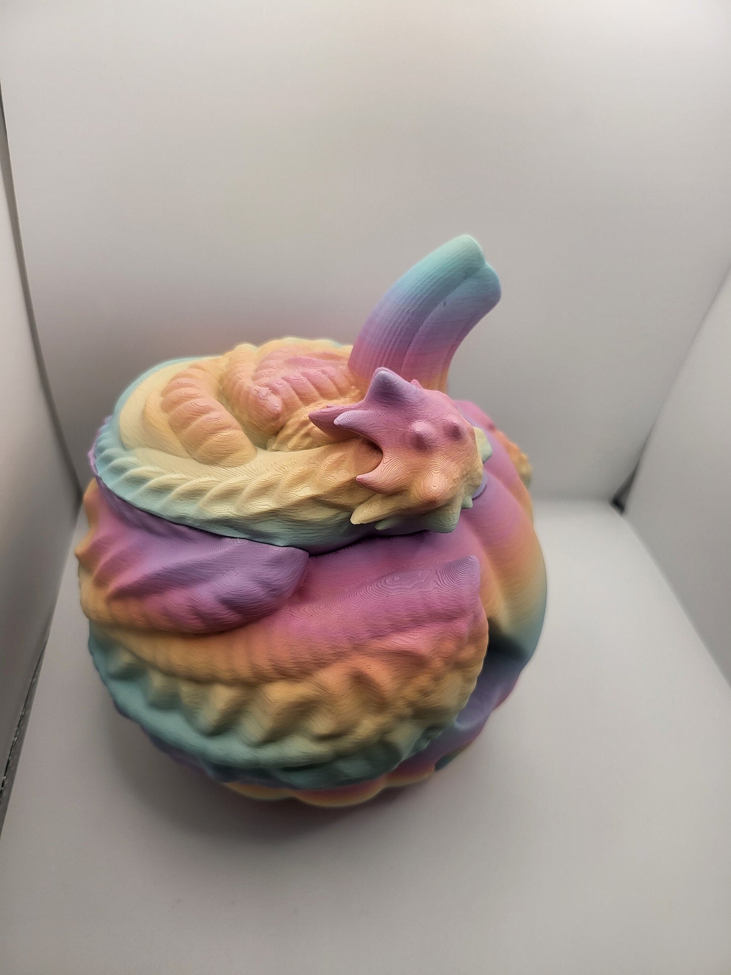 Dragon Jack-O-Lantern for LED Candle/Light 3D Print