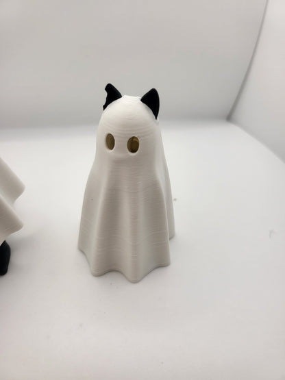 Ghost Cat with Hiding Feet 3D Print