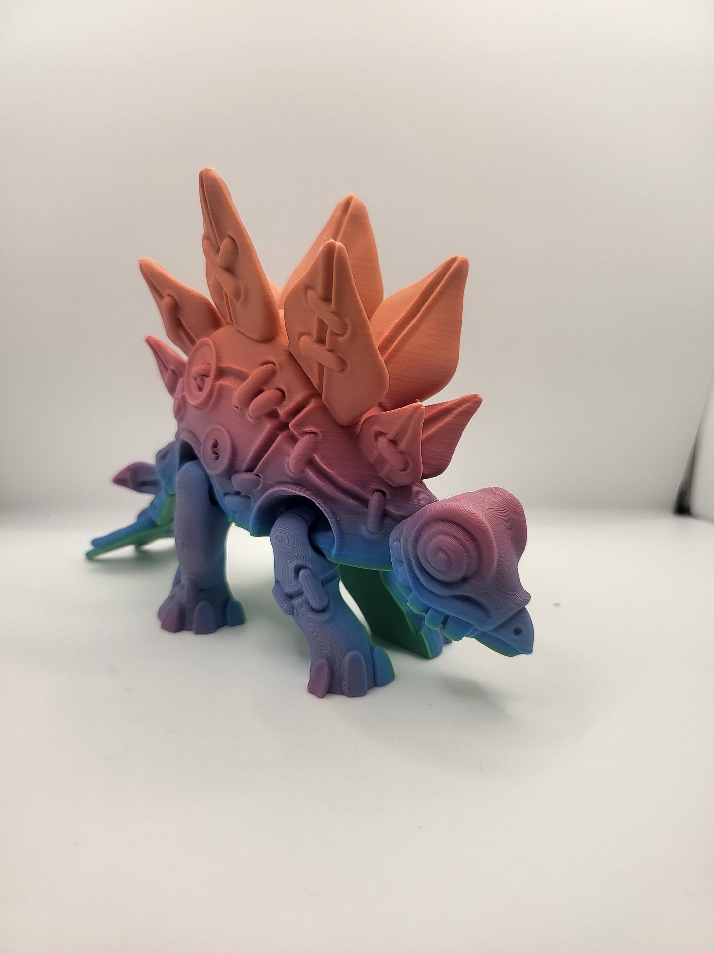 Stegosaurus "Stuffed" Patched Articulated 3D Print