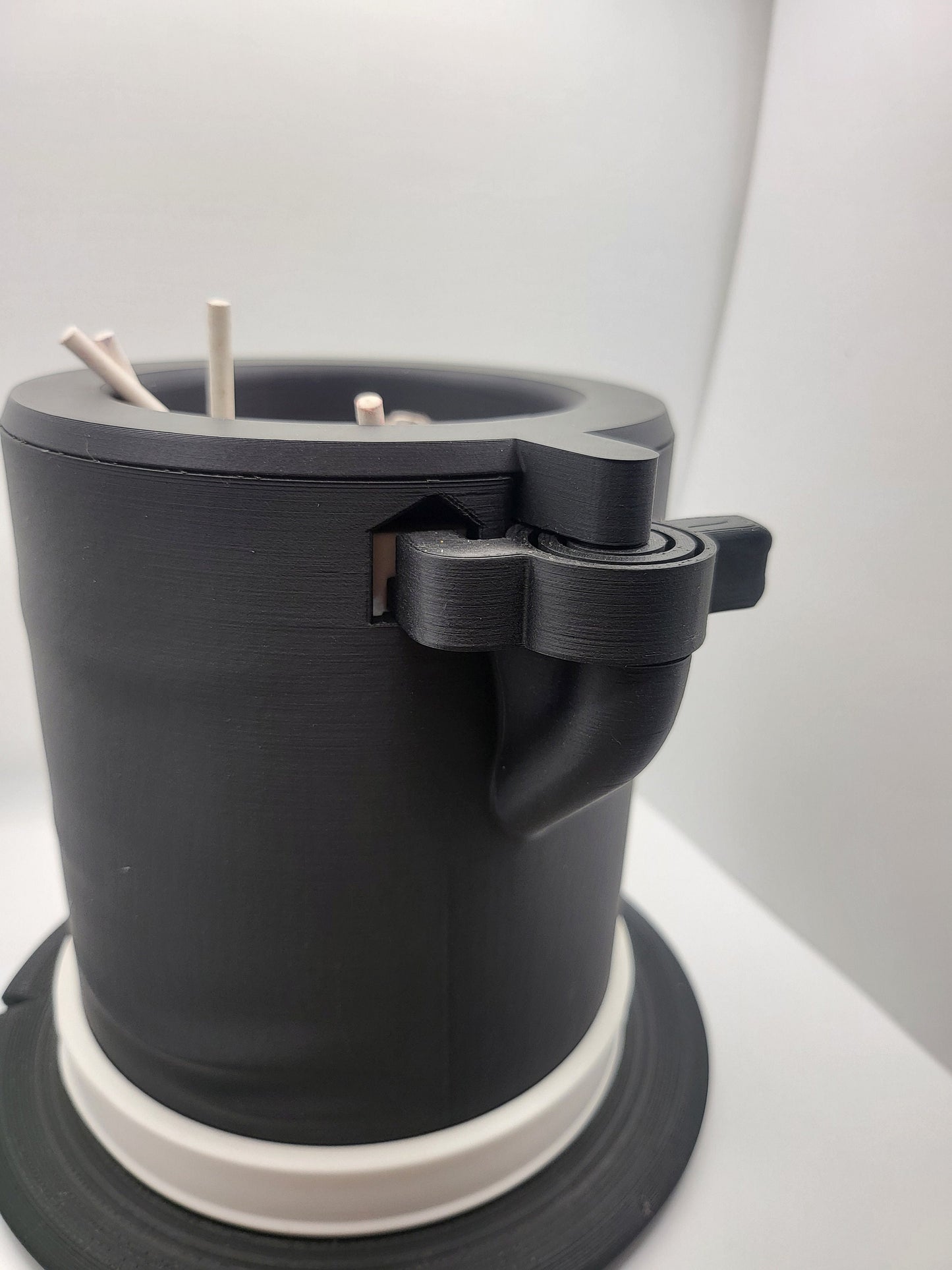 Peek-A-Boo Ghost Top Hat Bowl 3D Print