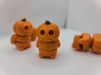 Tiny Articulated Pumpkin Boy 3D Print