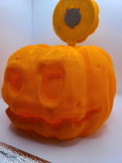 Articulated Pumpkin Jack-O-Lantern Candy Bowl 3D Print