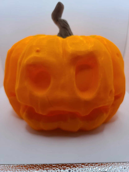 Articulated Pumpkin Jack-O-Lantern Candy Bowl 3D Print