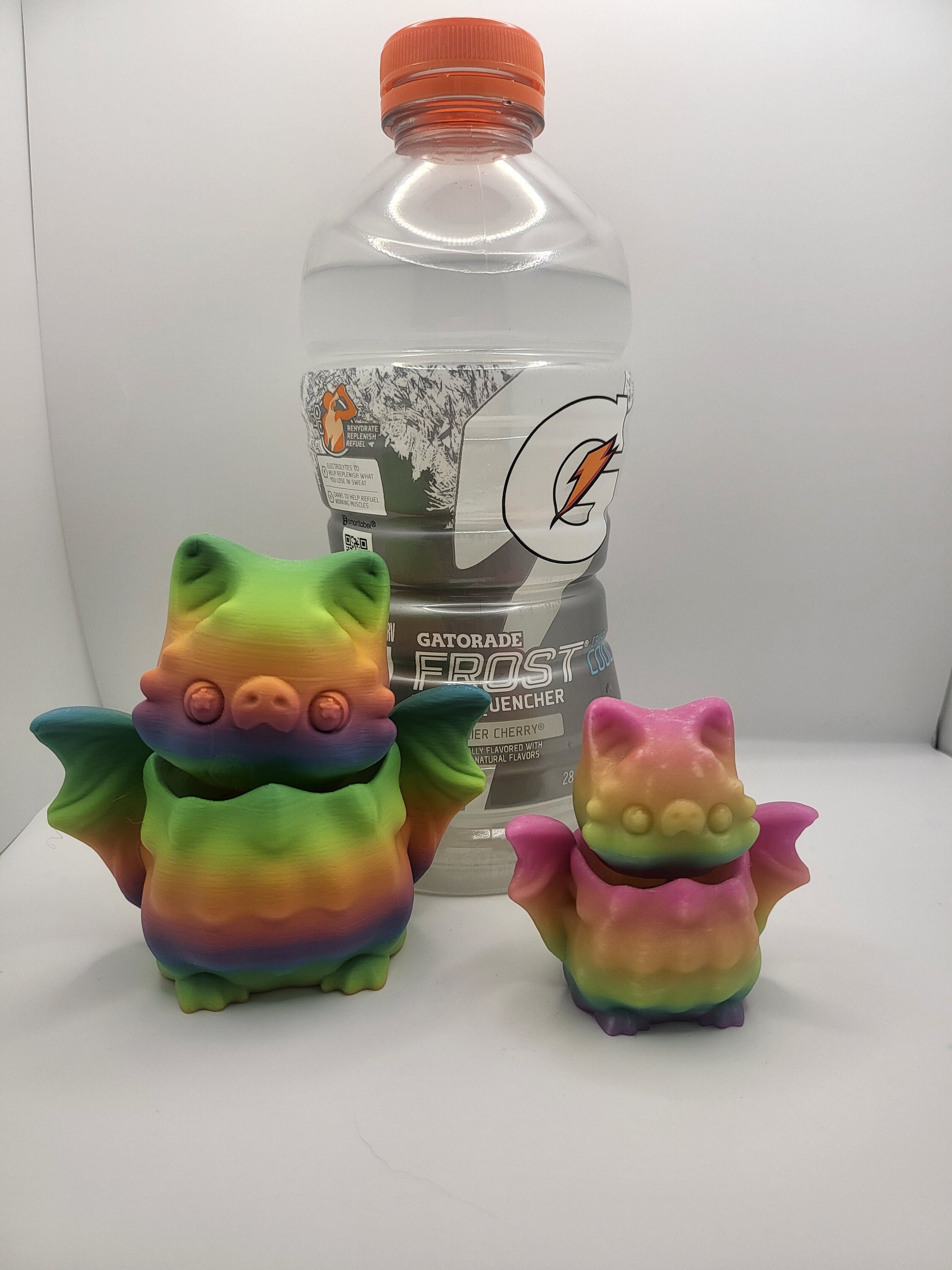 Bat bobble head in multiple Halloween color options