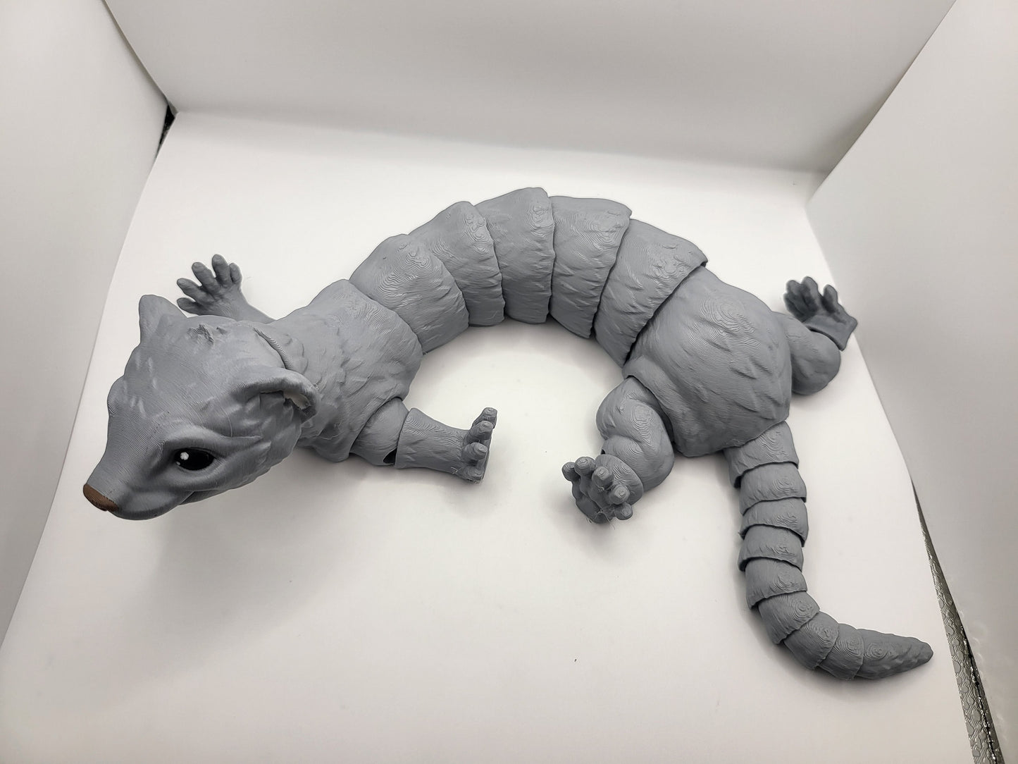 Cute Articulated Flexi Ferret 3D Print