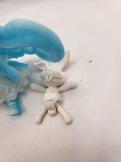 Alice and Rabbit Stuffed Doll Articulated 3D Print
