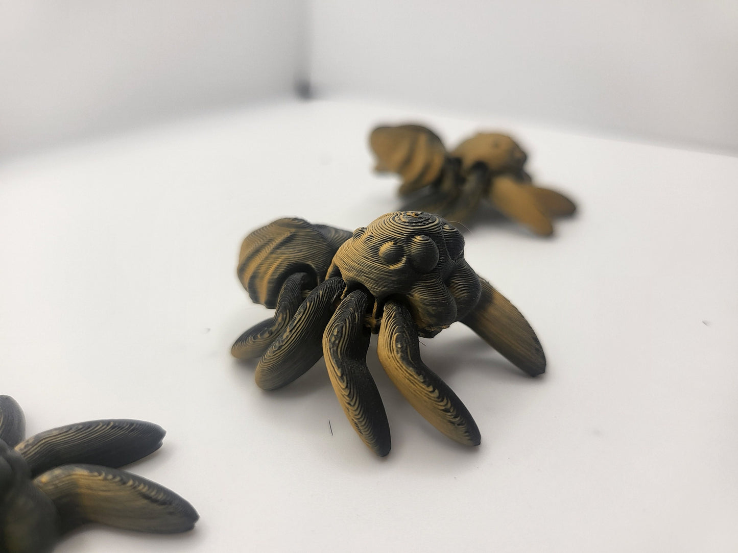Tiny Articulated Spiders 3D Print