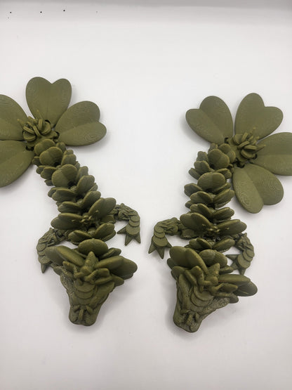 Clover Dragon Tadling (Keychain Optional) 3D Print