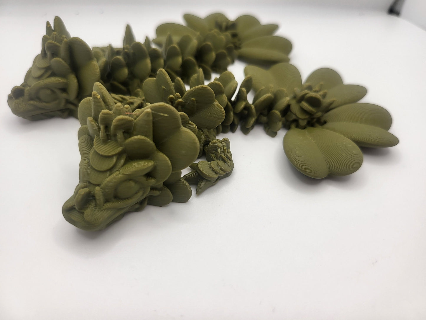 Clover Dragon Tadling (Keychain Optional) 3D Print