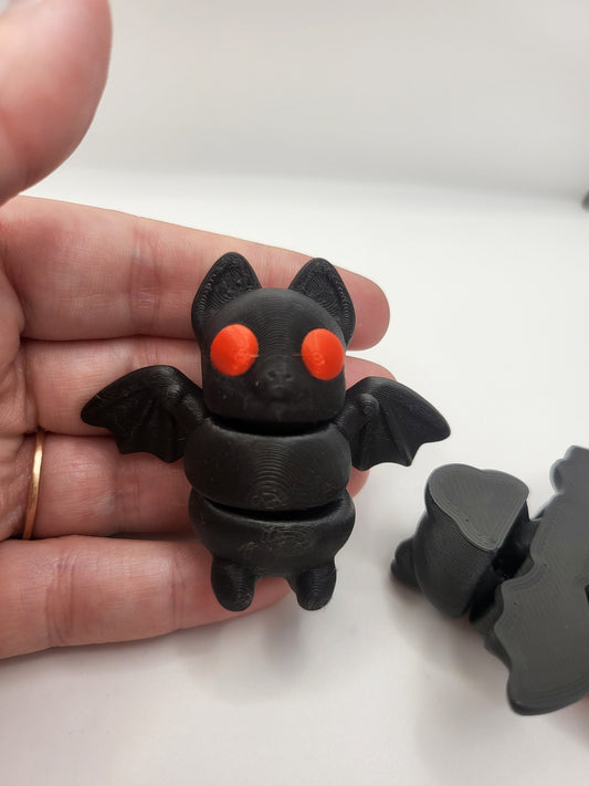 Tiny Articulated Bat 3D Printed