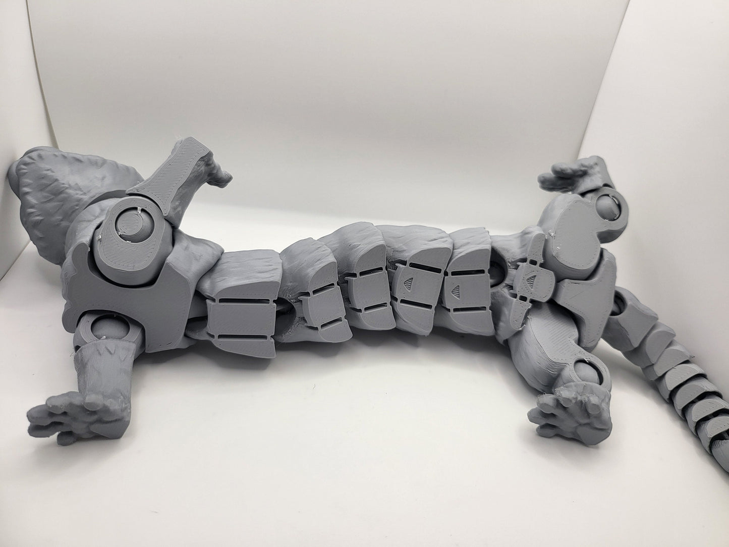 Cute Articulated Flexi Ferret 3D Print