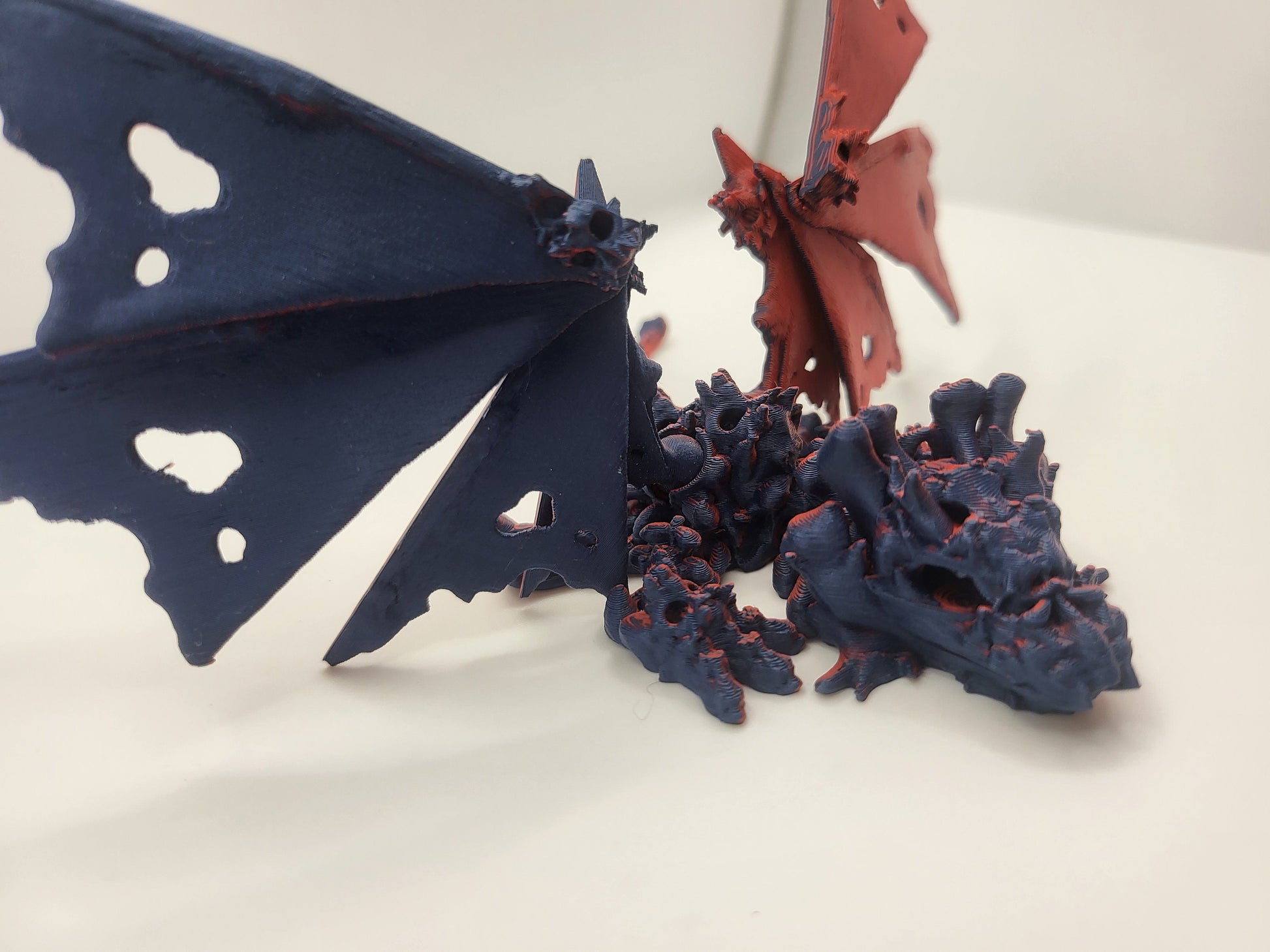 Hollow Dragon or Hollow Winged Tadling (Keychain Optional) 3D Print