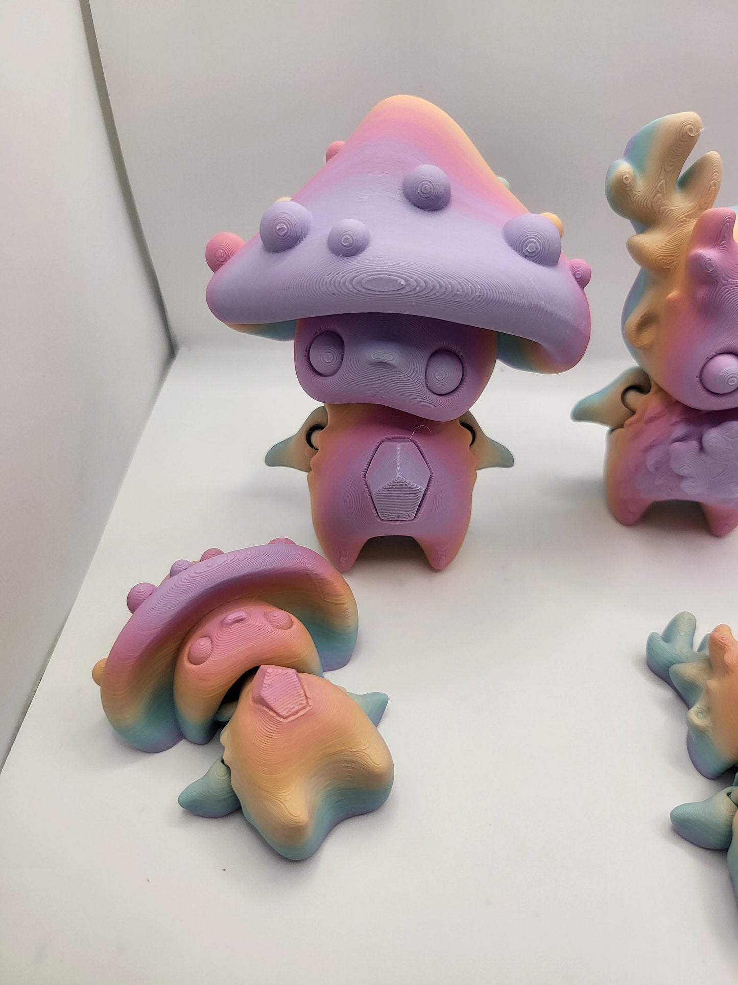 Forest Pixies (in three styles) Articulated 3D Print