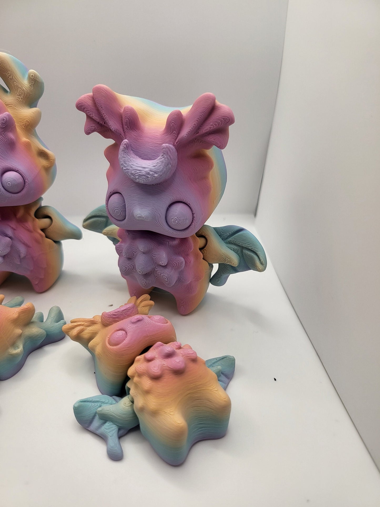 Forest Pixies (in three styles) Articulated 3D Print