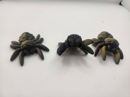 Tiny Articulated Spiders 3D Print