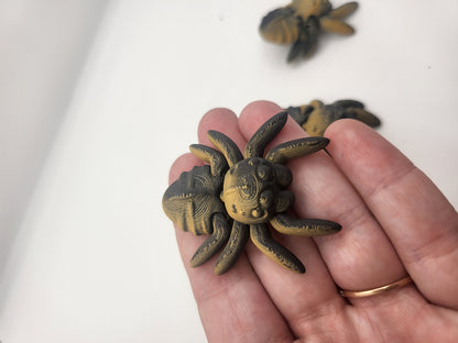 Tiny Articulated Spiders 3D Print