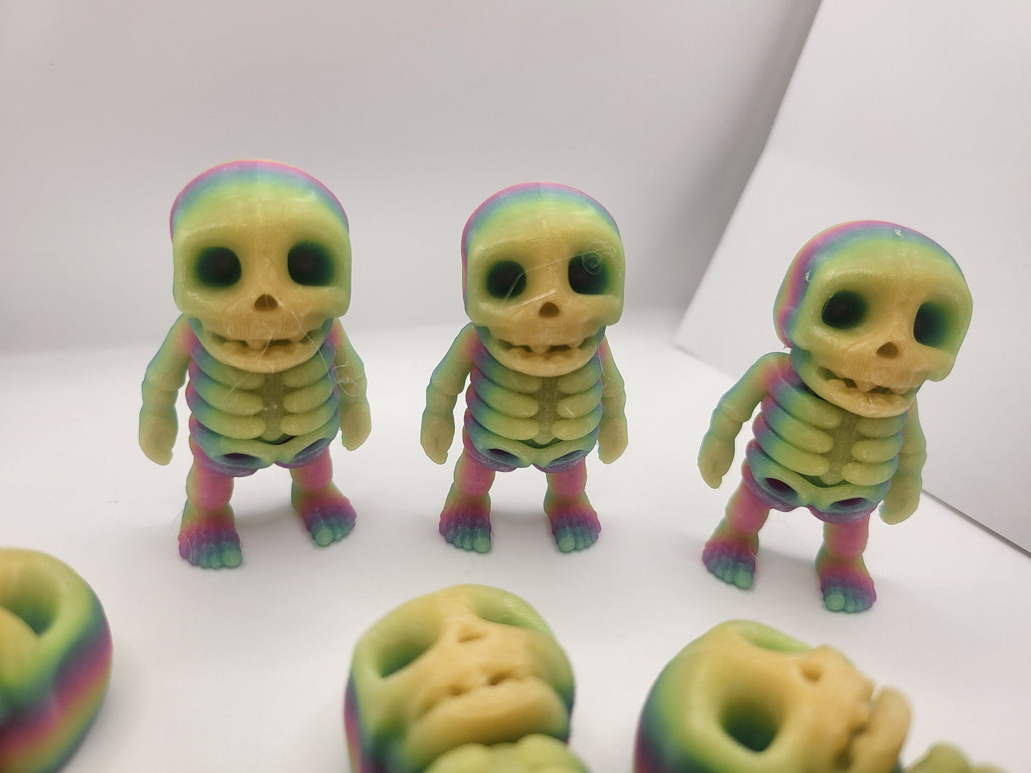 Tiny Articulated Skeleton Boy 3D Print