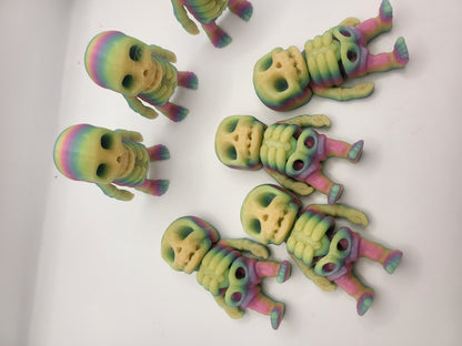 Tiny Articulated Skeleton Boy 3D Print