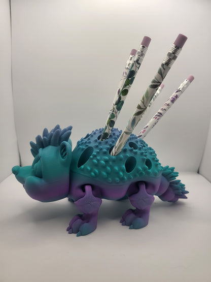Porcupine Pencil/Pen Holder 3D Print